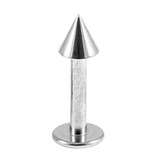 view all Steel Coned Labret body jewellery