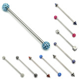 view all Steel Pick and Mix Industrial Scaffold Barbells body jewellery