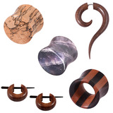view all body jewellery made from Natural Stone and Organics: Wood, Horn, Bone body jewellery