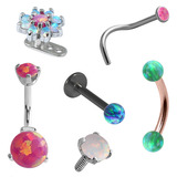 view all body jewellery made from Synthetic Opal body jewellery