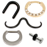 view all body jewellery of type Septum Clickers and Septum Keepers body jewellery