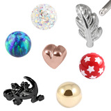 view all body jewellery of type Attachments - Threaded Jewellery body jewellery