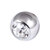 Steel Threaded Jewelled Balls 1.6x3mm - SKU 10065