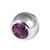 Steel Threaded Jewelled Balls 1.2x2.5mm - SKU 10072