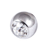 Steel Threaded Jewelled Balls 1.2x2.5mm - SKU 10074