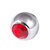 Steel Threaded Jewelled Balls 1.2x2.5mm - SKU 10075