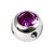 Steel Side-threaded Jewelled Balls 1.6x8mm - SKU 10144