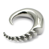 Steel Tribal Spiral Stretchers Jagged Tribal Spiral, 3mm