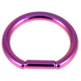Titanium Bar Closure Ring - SKU 10447