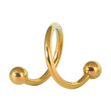 Titanium Spirals 1.6mm 8mm, Gold