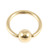 Zircon Titanium BCRs (Gold colour) - SKU 10647