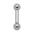 Steel Barbells (Large Gauge) 2.4mm - SKU 10661