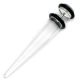 Acrylic Plain Fake Stretchers 1.2mm, 6mm, 8mm, Clear