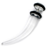Acrylic Plain Fake Claw Stretchers 1.2mm, 6mm, 8mm, Clear