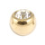 Zircon Titanium Jewelled Balls 1.2mm (Gold colour PVD) - SKU 10819