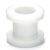 Acrylic Screw Flesh Tunnel 2-8mm 8 / white