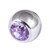 Titanium Threaded Jewelled Balls 1.6x5mm - SKU 11111