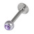 Steel Jewelled Labret 1.2mm with 3mm Ball - SKU 11117