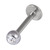 Steel Jewelled Labret 1.2mm with 3mm Ball - SKU 11121