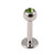 Steel Jewelled Labret 1.2mm with 2.5mm ball - SKU 11196