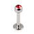 Steel Jewelled Labret 1.2mm with 2.5mm ball - SKU 11200