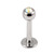 Steel Jewelled Labret 1.2mm with 2.5mm ball - SKU 11204