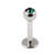 Steel Jewelled Labret 1.2mm with 2.5mm ball - SKU 11212