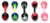 Acrylic Flex Barbells - all styles - SKU 11295