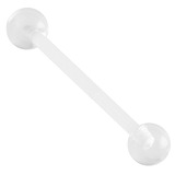 Bioflex Barbell with Acrylic balls (formerly PTFE Barbells) 1.6mm, 30mm, 5mm