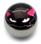 Steel Logo Balls - Pictures 1.6mm, 6mm, Kitten (Black)
