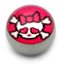 Steel Logo Balls - Pictures 1.6mm, 6mm, Moggy (Pink)