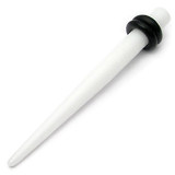 Acrylic Plain Stretcher - Straight 1.6-9mm 4mm, White