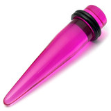 Acrylic Plain Stretcher - Straight 10-16mm 10mm, Purple