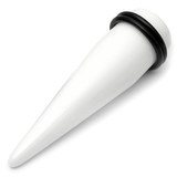 Acrylic Plain Stretcher - Straight 18-30mm 18mm, White