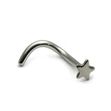 Steel Nose Studs 0.8mm gauge, Star
