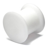 Silicone Plug 4-20mm 8mm, White