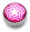 Steel Logo Balls - Pictures 1.6mm, 6mm, Retro Star (Purple)