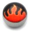 Steel Logo Balls - Pictures 1.6mm, 6mm, Flame