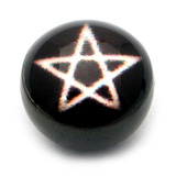 Black Steel Logo Ball - SKU 11937