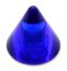 Acrylic Cones 1.6mm 5 / uv blue
