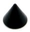Acrylic Cones 1.6mm 5 / black