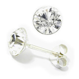 Silver Crystal Studs ST8 and ST9 - SKU 12305