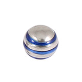 Steel Threaded Attachment - 1.2mm and 1.6mm Saturn Ball - SKU 12387