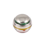 Steel Threaded Attachment - 1.2mm and 1.6mm Saturn Ball 1.6 / green yellow red combination / 5