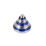 Steel Threaded Attachment - 1.2mm and 1.6mm Saturn Cone 1.6 / 4 / blue