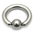 Titanium BCR 2.5mm Large Gauge (Ball Closure Ring) - SKU 12437