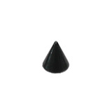 Black Steel Threaded Cones - SKU 12559