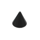 Black Steel Threaded Cones - SKU 12560