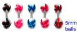 Acrylic Vortex (B) Barbell 16 / 5