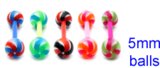 Acrylic Flex Barbells - all styles - SKU 12949